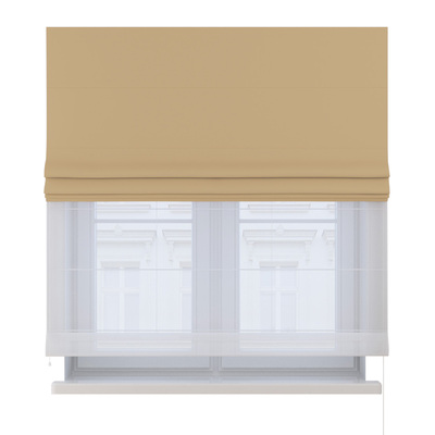 Double layered Roman blind DUO in collection Dimout, fabric: 269-44