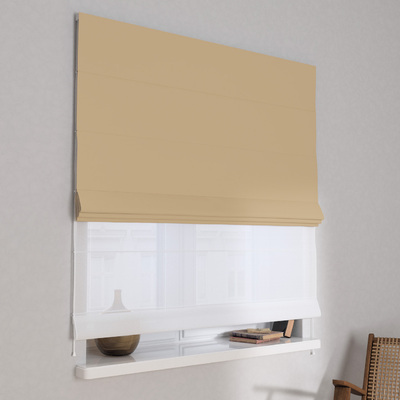 Double layered Roman blind DUO in collection Dimout, fabric: 269-44
