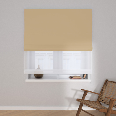 Double layered Roman blind DUO in collection Dimout, fabric: 269-44
