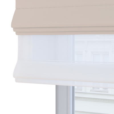 Foldegardin Duo med voile fra kollektionen Blackout 280, Stof: 269-40
