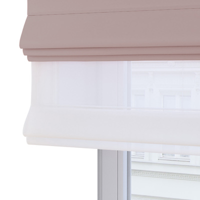 Foldegardin Duo med voile fra kollektionen Blackout 280, Stof: 269-47