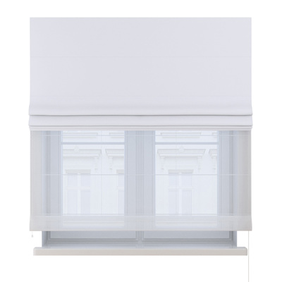 Foldegardin Duo med voile fra kollektionen Blackout 280, Stof: 269-48