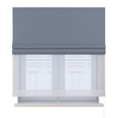 Double layered Roman blind DUO in collection Dimout, fabric: 269-41