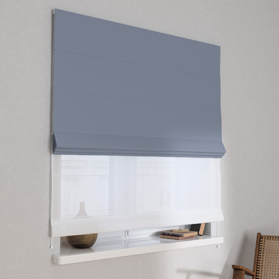 Double layered Roman blind DUO in collection Dimout, fabric: 269-41
