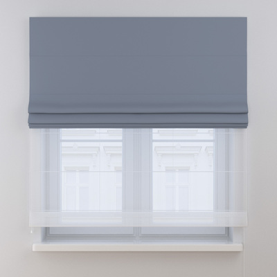 Double layered Roman blind DUO in collection Dimout, fabric: 269-41