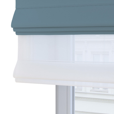 Foldegardin Duo med voile fra kollektionen Blackout 280, Stof: 269-45