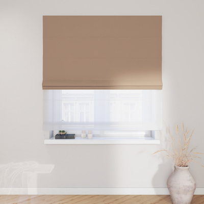 Double layered Roman blind DUO in collection Velvet, fabric: 704-35