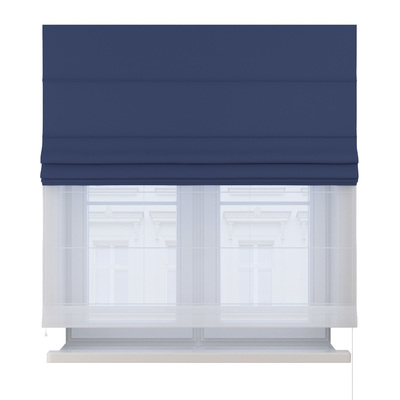 Foldegardin Duo med voile fra kollektionen Crema, Stof: 144-74
