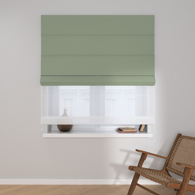 Double layered Roman blind DUO in collection Crema, fabric: 144-68