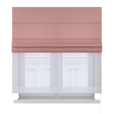 Foldegardin Duo med voile fra kollektionen Scotti, Stof: 144-49