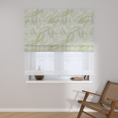 Double layered Roman blind DUO in collection Secret Garden, fabric: 144-84
