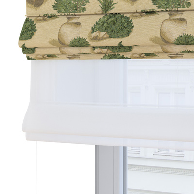 Foldegardin Duo med voile fra kollektionen Intenso Premium, Stof: 145-09