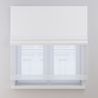 Foldegardin Duo med voile fra kollektionen Blackout FR Premium, Stof: 269-26