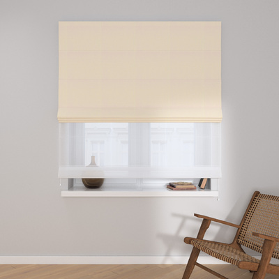 Double layered Roman blind DUO in collection Blackout FR Premium, fabric: 269-27