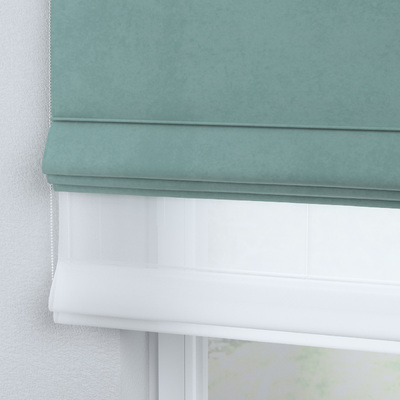 Voile and fabric roman blind (DUO II) in collection Rainbow Cream, fabric: 144-72