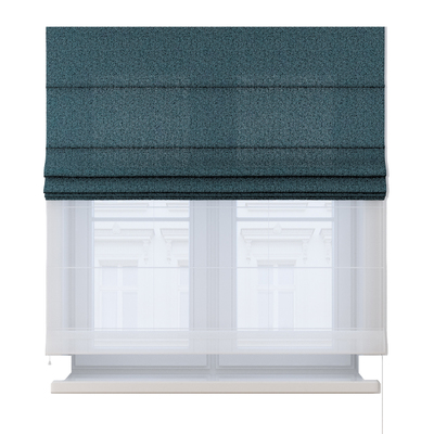 Foldegardin Duo med voile fra kollektionen Boucle Mist, Stof: 145-44