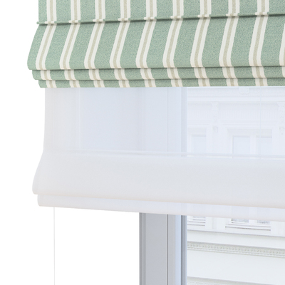 Foldegardin Duo med voile fra kollektionen Scotti, Stof: 145-30