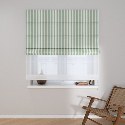 Foldegardin Duo med voile fra kollektionen Scotti, Stof: 145-30