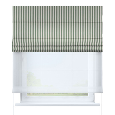 Voile and fabric roman blind (DUO II)