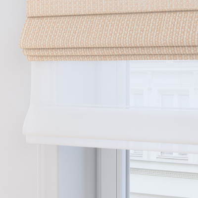 Double layered Roman blind DUO in collection Boucle Mist Premium, fabric: 145-55