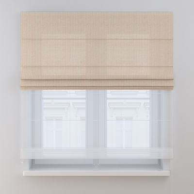 Double layered Roman blind DUO in collection Boucle Mist Premium, fabric: 145-55