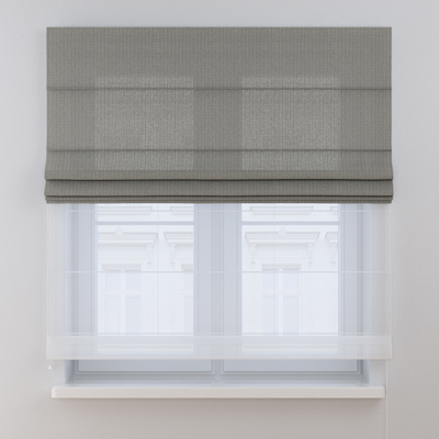 Foldegardin Duo med voile fra kollektionen Boucle Mist, Stof: 145-58