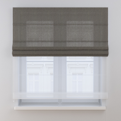 Foldegardin Duo med voile fra kollektionen Boucle Mist, Stof: 145-59