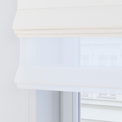 Foldegardin Duo med voile fra kollektionen Blackout Soft, Stof: 269-32