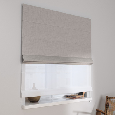 Roleta rzymska dzień noc Duo w kolekcji Blackout Soft, tkanina: 269-35