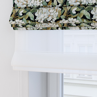 Hissgardin Duo II i kollektionen Botanic Viscose, Tyg: 145-19