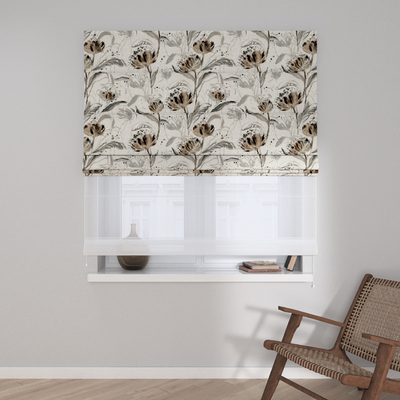 Hissgardin Duo II i kollektionen Botanic Viscose, Tyg: 145-22