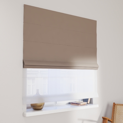 Double layered Roman blind DUO in collection Dimout, fabric: 269-70