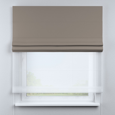 Double layered Roman blind DUO in collection Dimout, fabric: 269-70