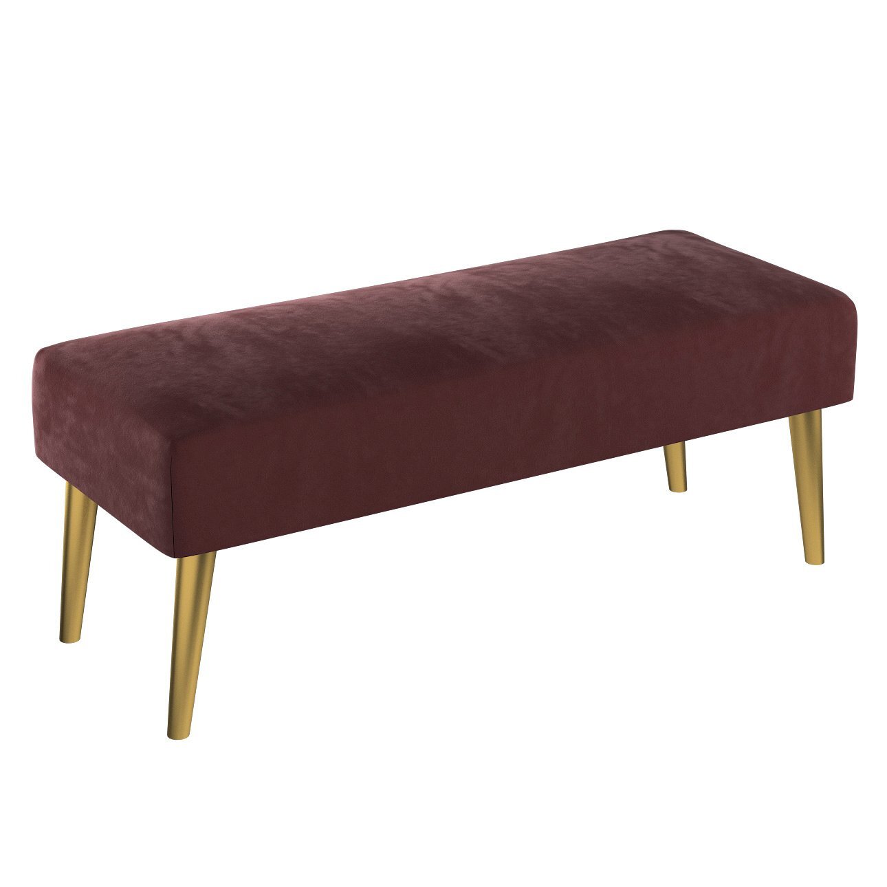 Dekoria Lavica Velvet, Bordeaux, 100 x 40 x 40 cm, Velvet, 704-26