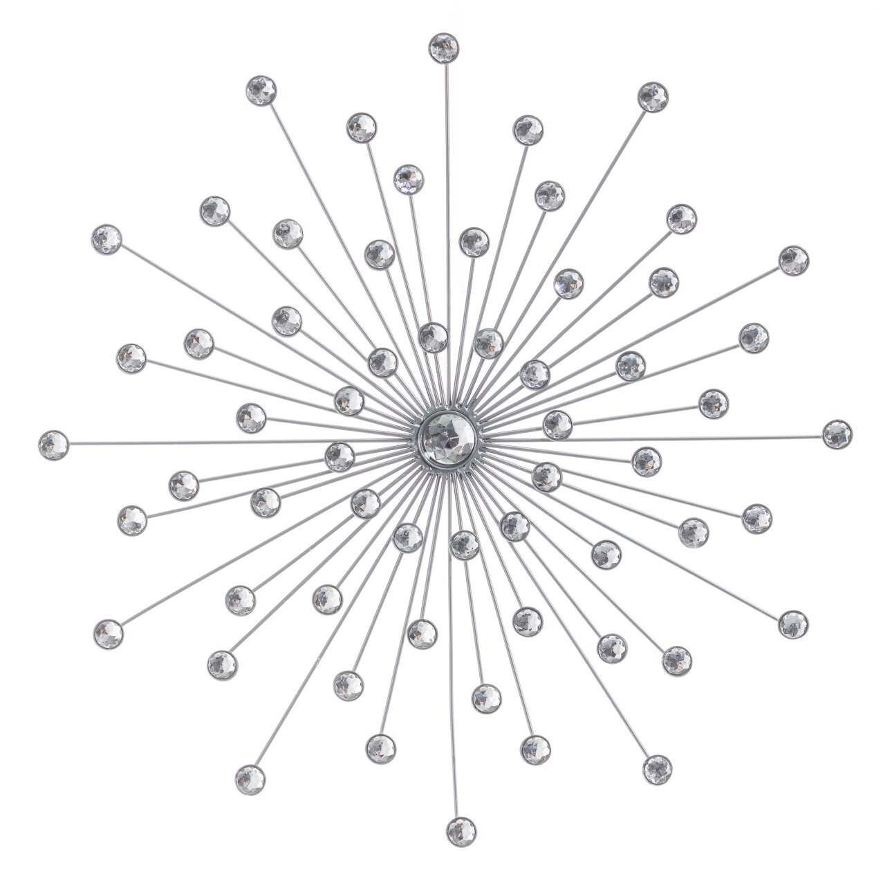 Dekoracja Space silver 48cm