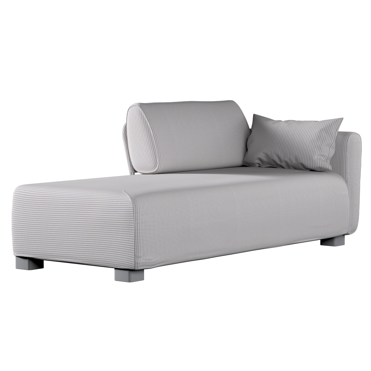 Bezug für Mysinge Recamiere Sofa, beige-blau, Sofahusse, Mysinge Recamiere, günstig online kaufen