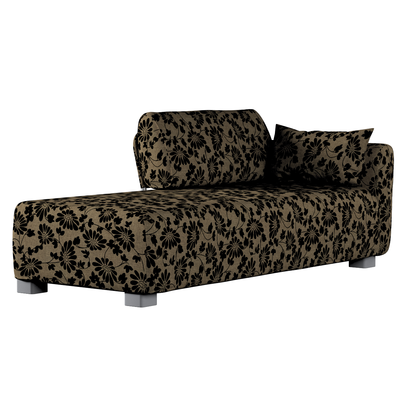 Bezug für Mysinge Recamiere Sofa, beige-schwarz, Sofahusse, Mysinge Recamie günstig online kaufen