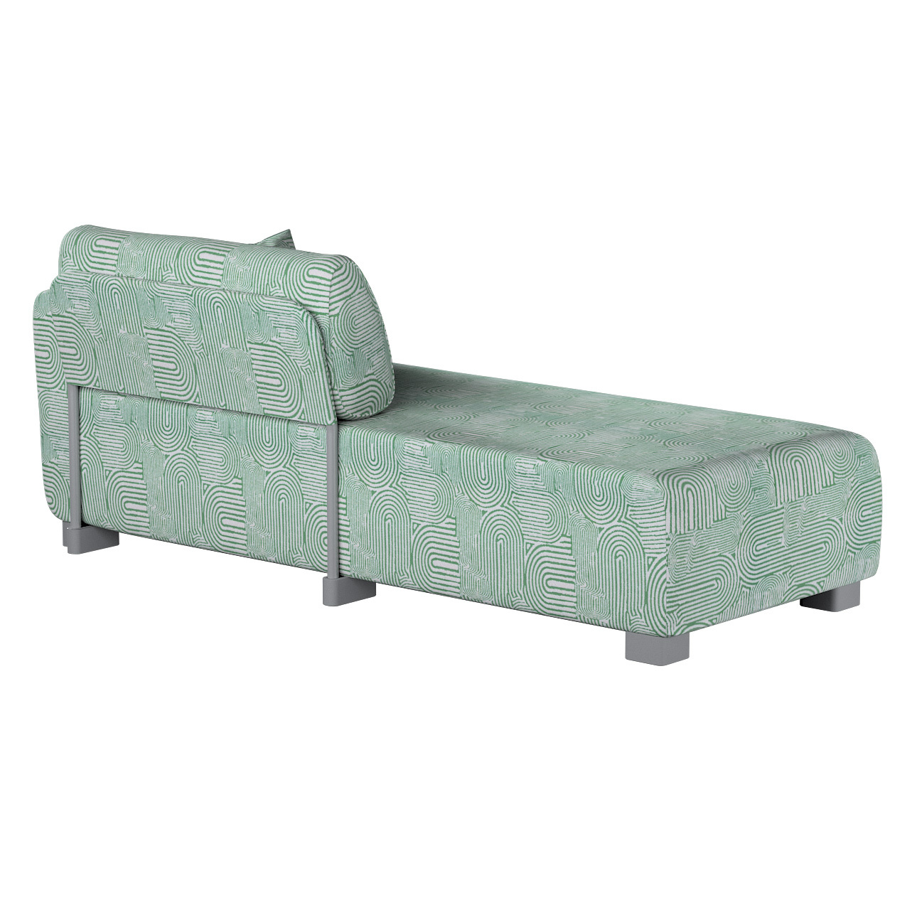 Bezug für Mysinge Recamiere Sofa, mintgrün-ecru, Sofahusse, Mysinge Recamie günstig online kaufen