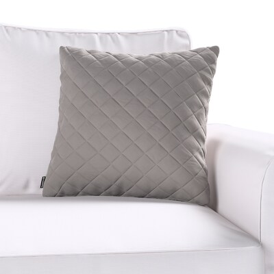 Pudebetræk quiltet velour 43 x 43 cm 43 x 43 cm fra kollektionen Velvet, Stof: 704-11
