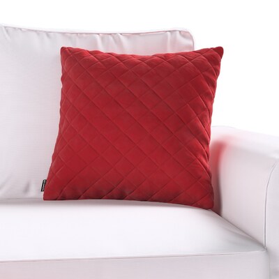 Pudebetræk quiltet velour 43 x 43 cm 43 x 43 cm fra kollektionen Velvet, Stof: 704-15