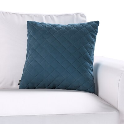 Pudebetræk quiltet velour 43 x 43 cm 43 x 43 cm fra kollektionen Velvet, Stof: 704-16