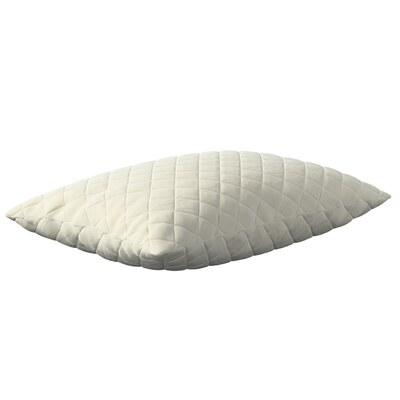 Kinga rectangular quilted velvet cushion cover 60 x 40 cm