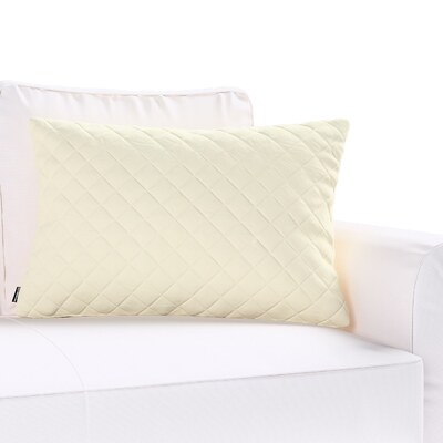 Pudebetræk quiltet velour 60 x 40 cm 60 x 40 cm fra kollektionen Velvet, Stof: 704-36