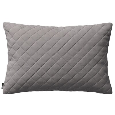 Kinga rectangular quilted velvet cushion cover 60 x 40 cm