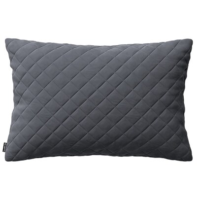 Grey quilted cushion best sale