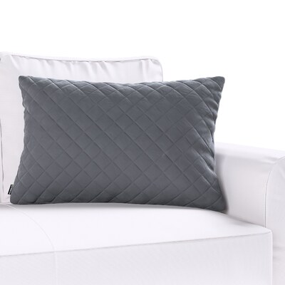 Pudebetræk quiltet velour 60 x 40 cm 60 x 40 cm fra kollektionen Velvet, Stof: 704-12