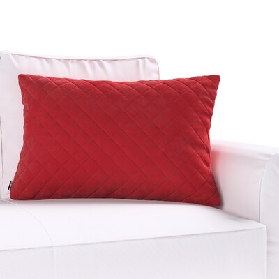 Pudebetræk quiltet velour 60 x 40 cm 60 x 40 cm fra kollektionen Velvet, Stof: 704-15