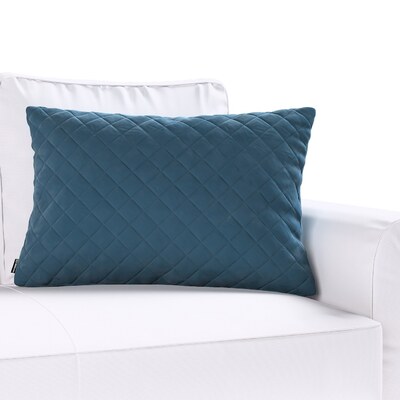 Pudebetræk quiltet velour 60 x 40 cm 60 x 40 cm fra kollektionen Velvet, Stof: 704-16