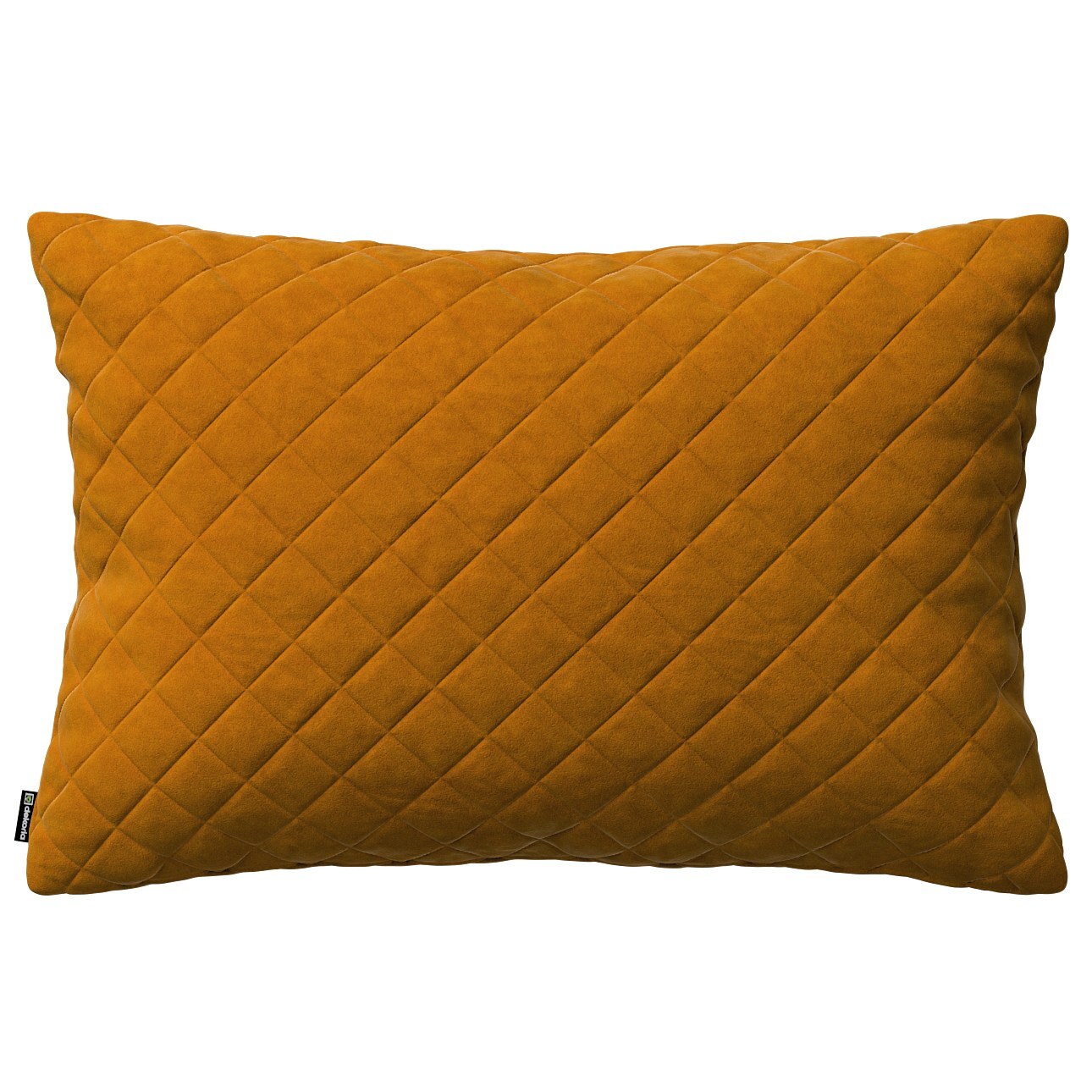 Kissenhülle Mia gesteppt 60x40cm, honiggelb, 60 x 40 cm, Velvet (704-23) günstig online kaufen