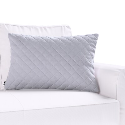 Pudebetræk quiltet velour 60 x 40 cm 60 x 40 cm fra kollektionen Velvet, Stof: 704-24